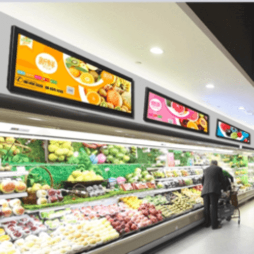 Bar type LCD point of sale displays