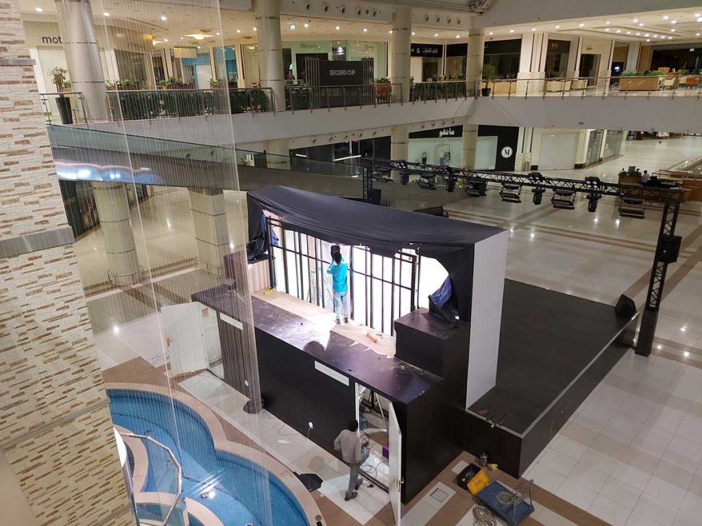 International Project in LED Screen in Bawadi Mall in Dubai