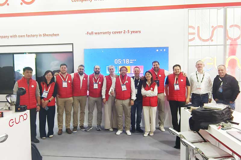 LED Screens EUNO Team in ISE 2024